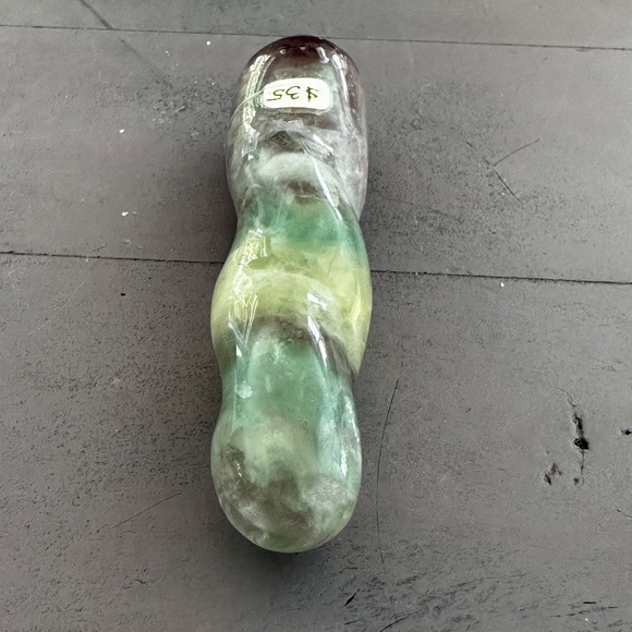 Fluoride Chrystal purple/green small  wand  New - Picture 5 of 5